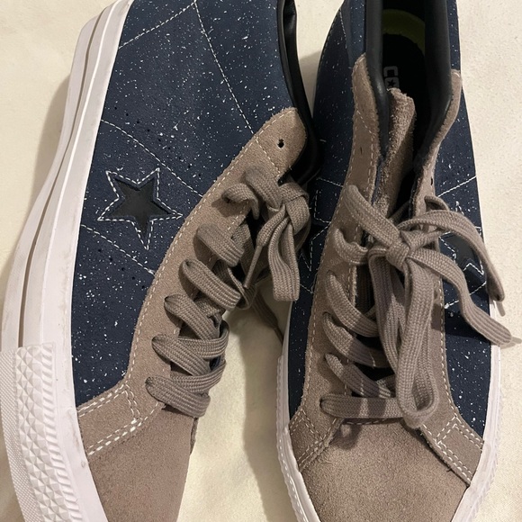 Converse • CONS One Star Pro blue speckled suede mid top unisex Obsidian - Picture 4 of 6